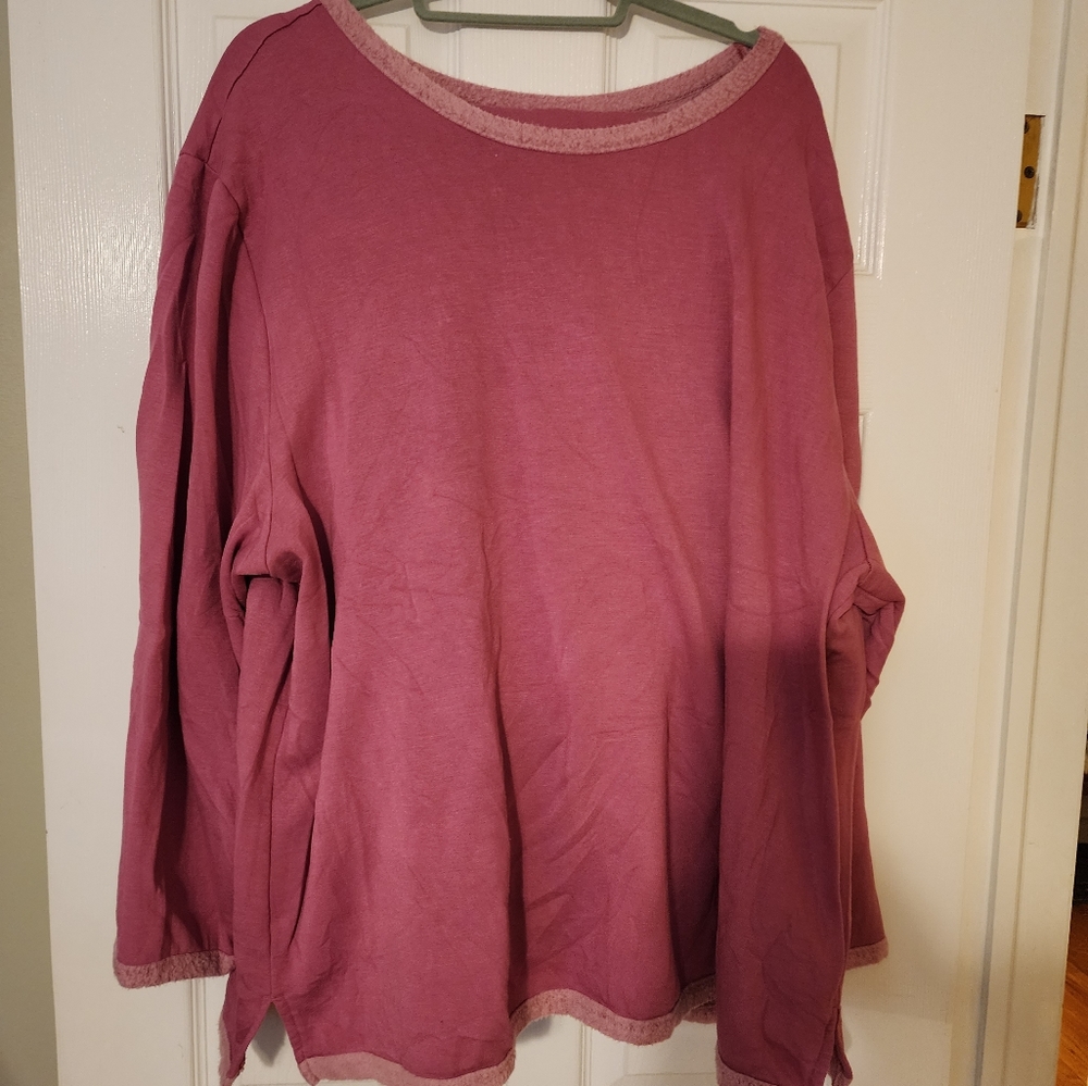 PajamaGram Mauve Two Piece Loungewear Set